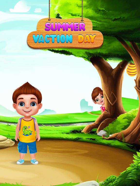 Summer Vacation Adventure Game Screenshot 1