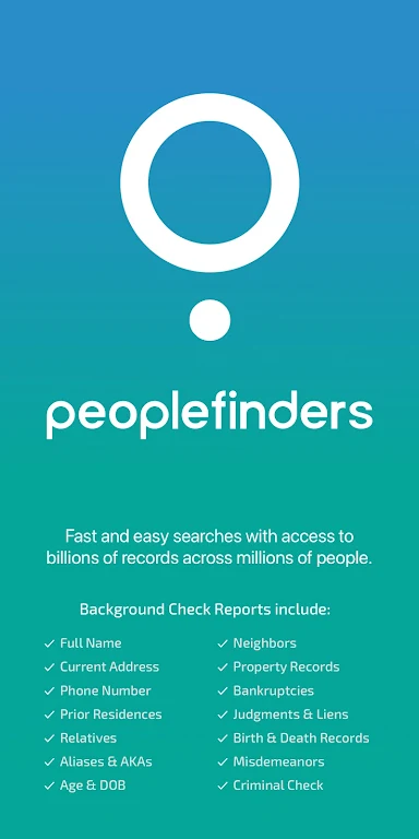 PeopleFinders: People Search Screenshot 1