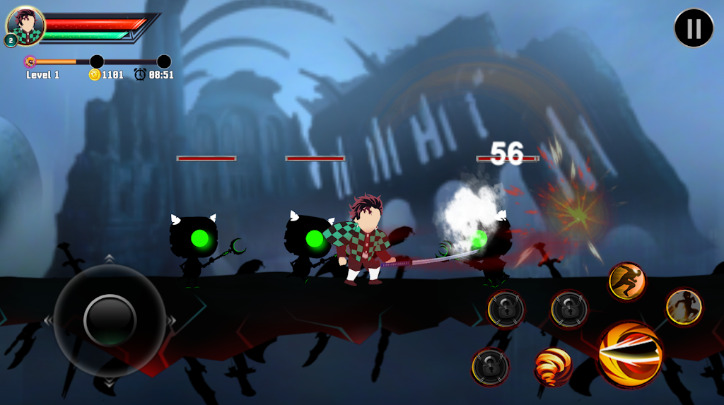 Demon Shadow: Tanjiro Slayer Screenshot 2 