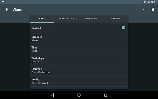 Caynax alarm clock Screenshot 2 