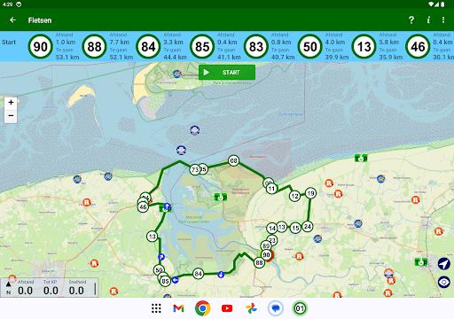 Fietsknoop de gratis fiets app Screenshot 1