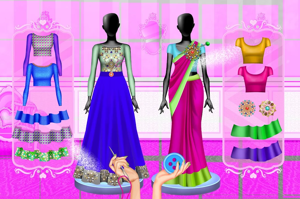 Indian Fashion Tailor: Little Screenshot 2 