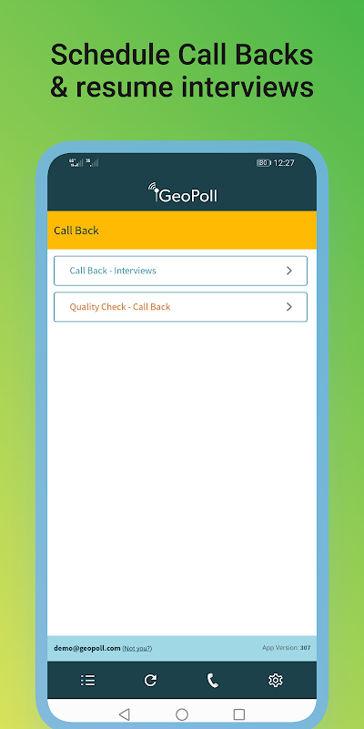 GeoPoll Interviewer Screenshot 2 