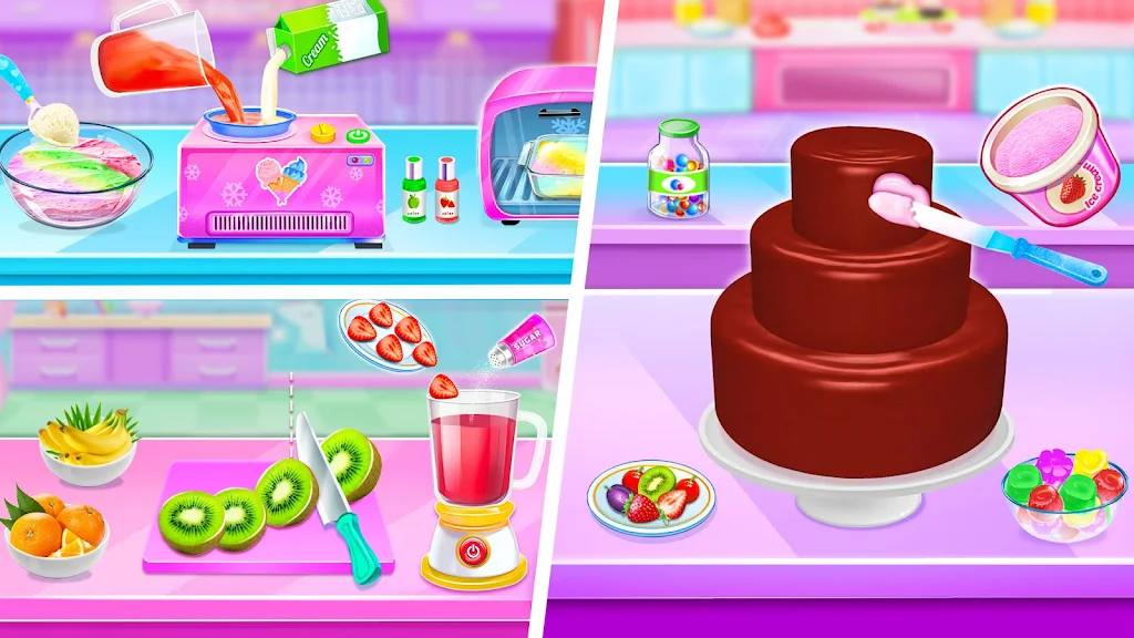 Ice cream Cake Maker Cake Game Screenshot 3 