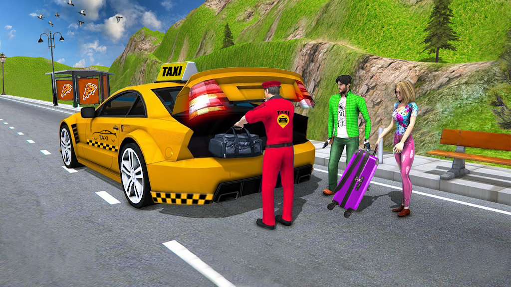 Taxi Games Driving Car Game 3D Screenshot 4 