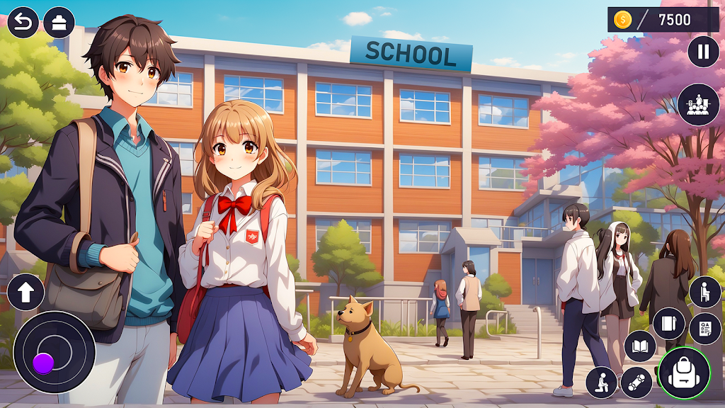 High School Love Anime Games Screenshot 3