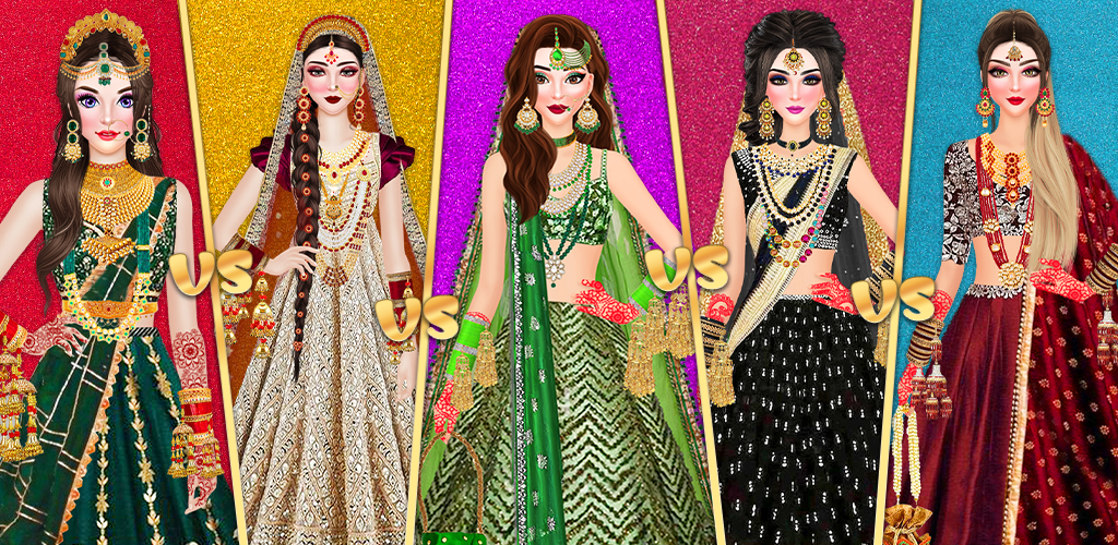 Desi Indian Bride Dressup game Screenshot 4 