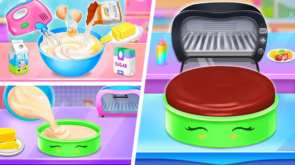 Ice cream Cake Maker Cake Game Screenshot 2 