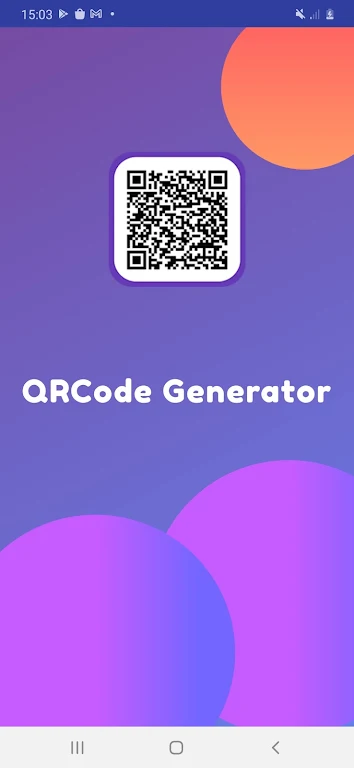 QR Code Generator & Scanner Screenshot 1 