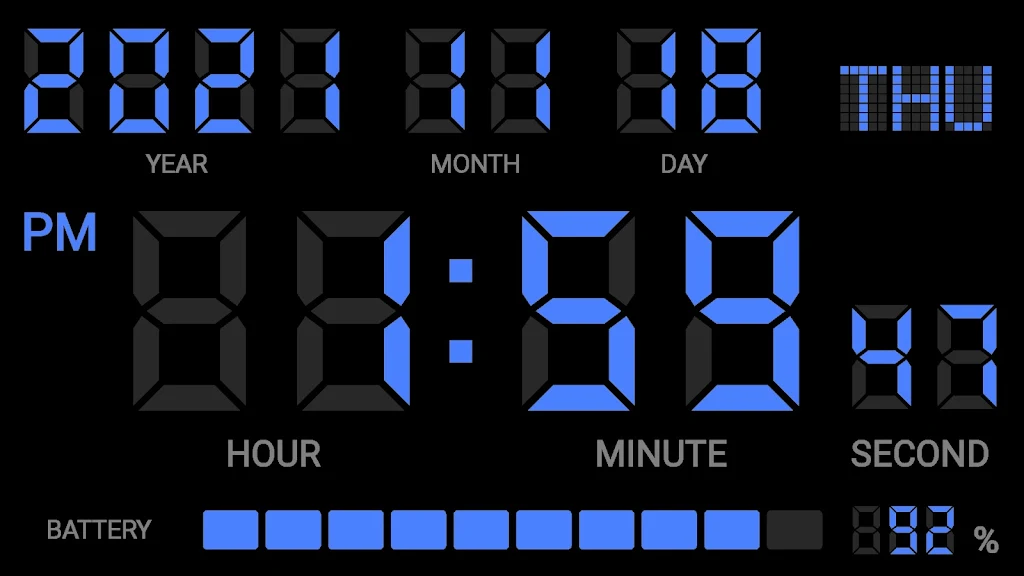 Simple Clock DIGITALCLOCK SHG3 Screenshot 1 