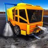 Road Power Wash Truck APK