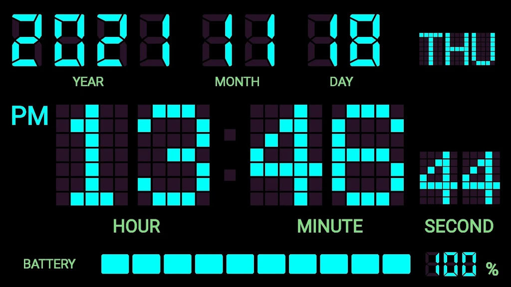 Simple Clock DIGITALCLOCK SHG3 Screenshot 2 