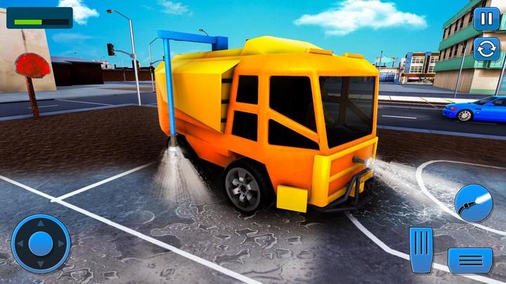 Road Power Wash Truck Screenshot 5