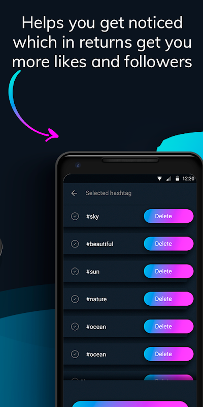 Likes With Tags - Hashtag Generator for Instagram Screenshot 3 