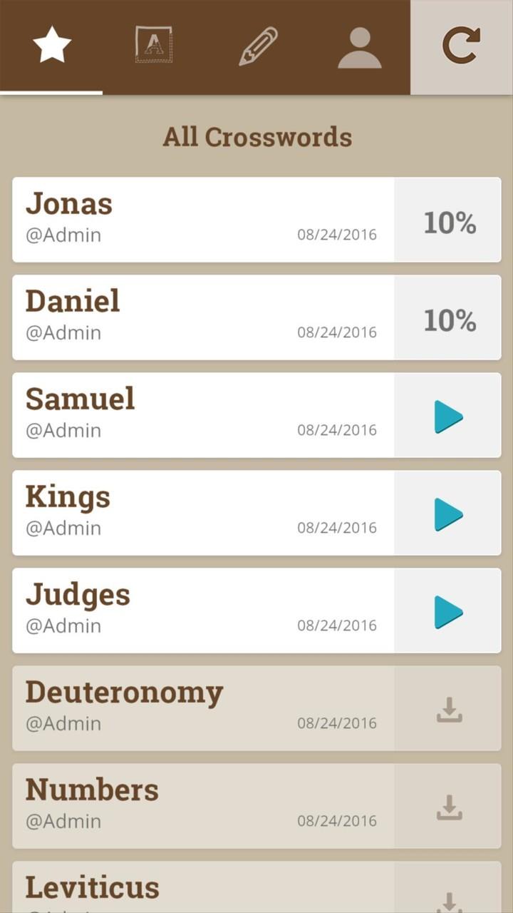 Biblical Crosswords Screenshot 2