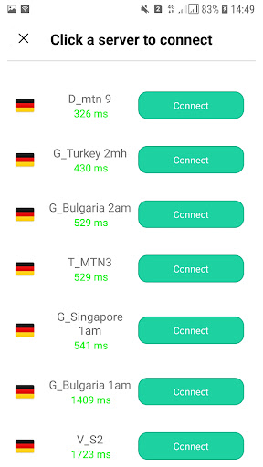 Taj VPN - High Speed VPN Screenshot 4 