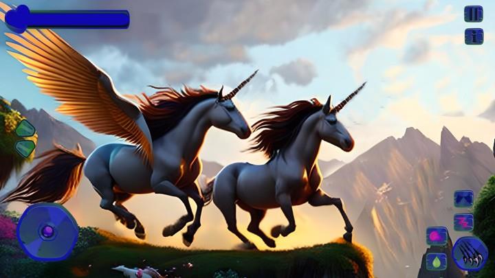 Magic Flying Unicorn Pony Game Screenshot 1 