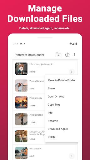 Video Downloader For Pinterest Screenshot 4 