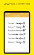 Zawgyi One Flipfont Screenshot 1