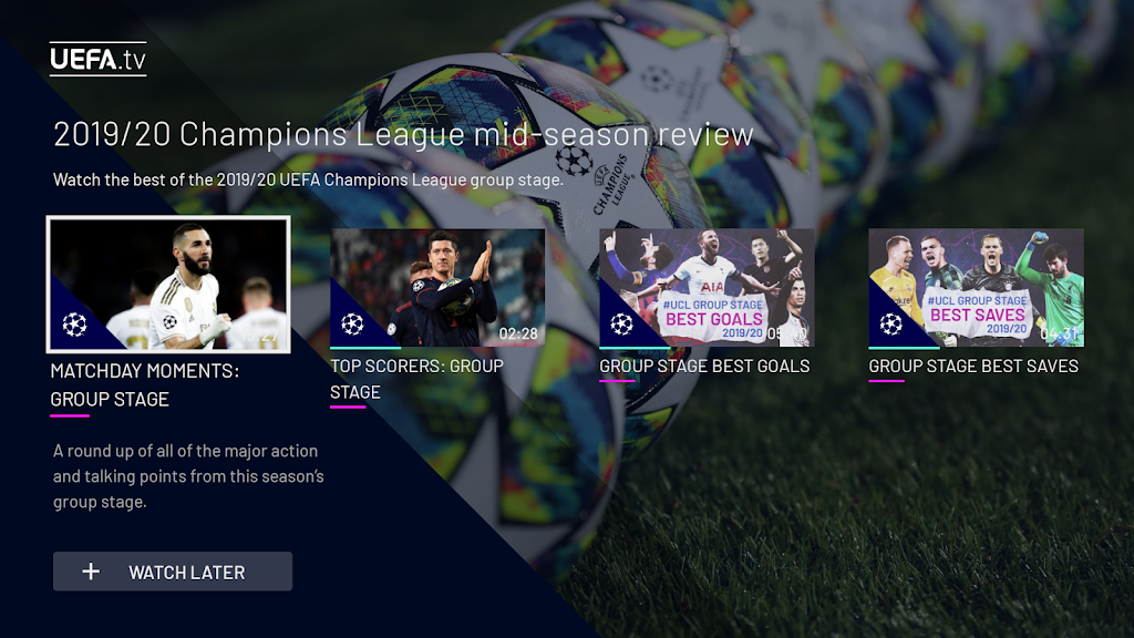 UEFA.tv Screenshot 3 