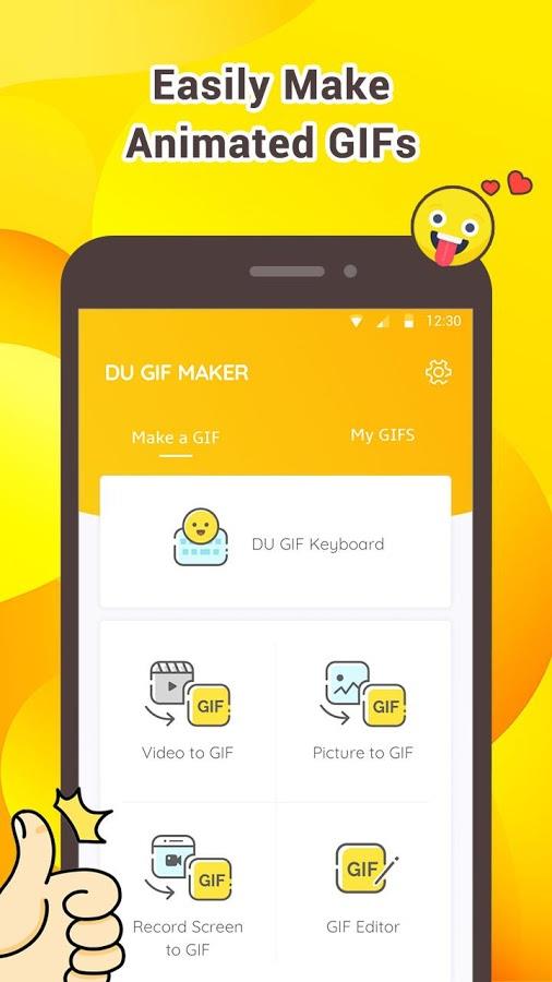 DU GIF Maker: GIF Maker, Video to GIF & GIF Editor Screenshot 1 