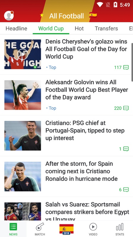 All Football - News & Scores Screenshot 2 