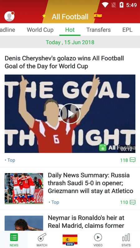 All Football - News & Scores Screenshot 4