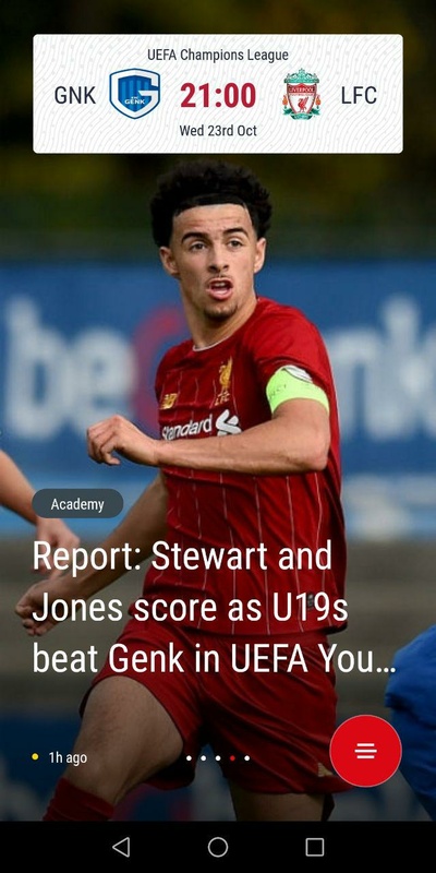 The Official Liverpool FC App Screenshot 4 