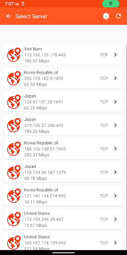 1111 VPN Master Screenshot 2 