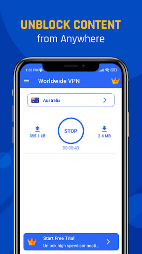 Worldwide VPN – Fast & Secure Screenshot 2