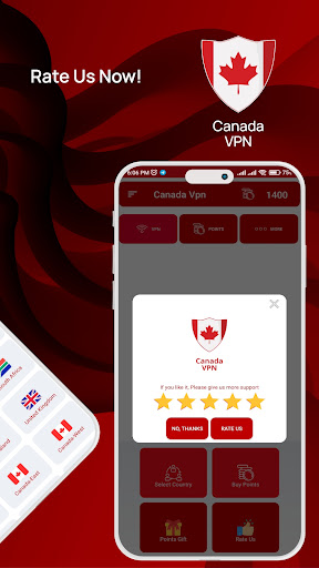 Canada Vpn Get Canadian IP Screenshot 4