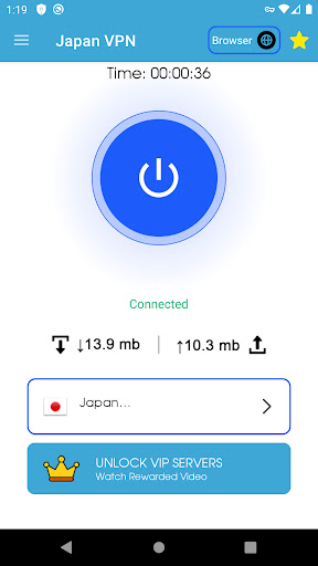 Japan VPN Pro : VPN For Japan Screenshot 1