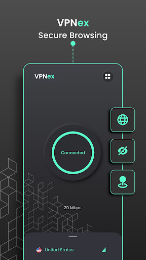 VPNex – Secure Proxy VPN Screenshot 1