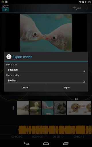 Video Maker Movie Editor Screenshot 3