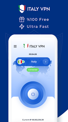 VPN Italy - Get Italy IP Screenshot 1 