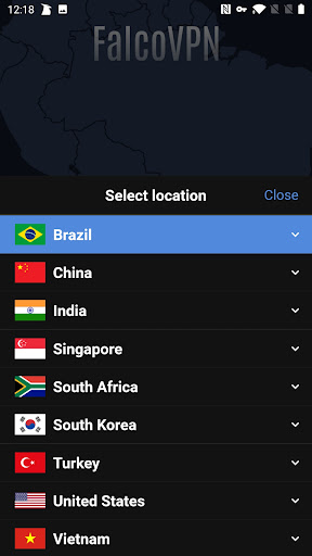 FalcoVPN Screenshot 4 