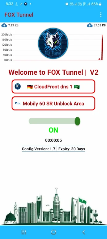 Fox Tunnel - Secure Fast VPN Screenshot 2