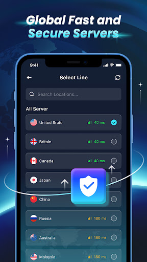 iRocketVPN - Fast, Safe VPN Screenshot 2 