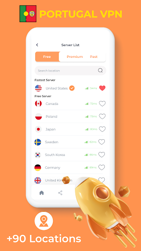 Portugal VPN - Private Proxy Screenshot 3