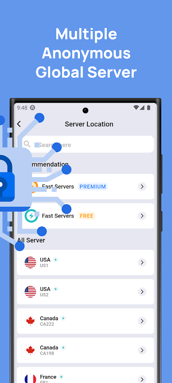 Turbo Secure VPN: Fast Proxy Screenshot 1 