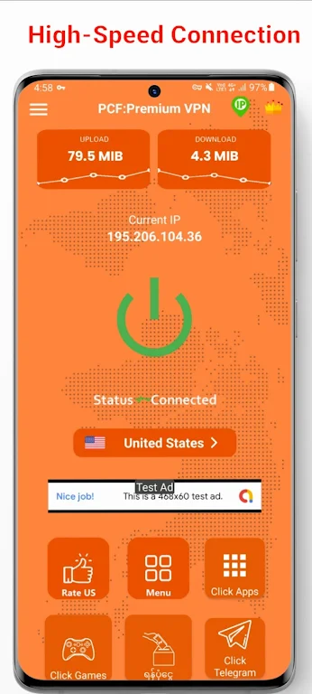 PCF: Premium VPN Screenshot 2 