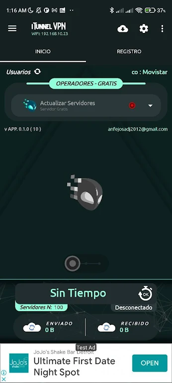 iTunnel VPN Screenshot 1