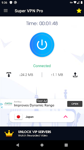 Super VPN Pro Secure VPN Proxy Screenshot 1 