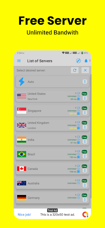 OneTap Vpn Screenshot 1 