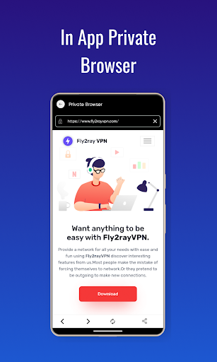 Fly2ray VPN: Fast VPN Proxy Screenshot 3