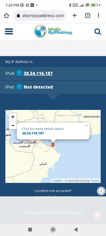 VPN Oman-Muscat IP Server Screenshot 3 