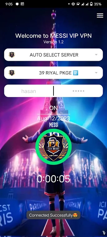 MESSI VIP VPN Screenshot 2 