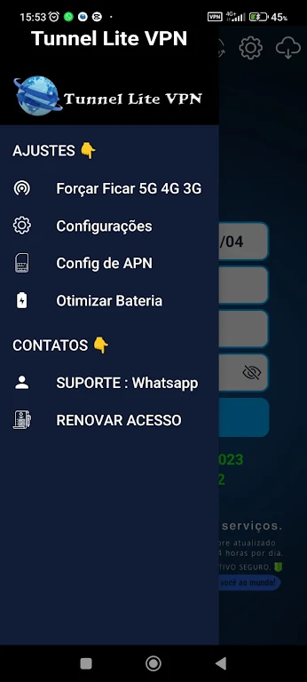 Tunnel Lite VPN Screenshot 2