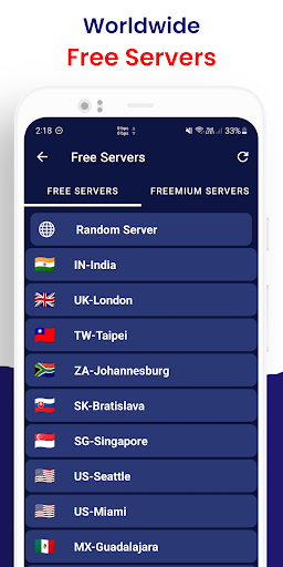 Frree VPN by Speed VPN Screenshot 2 