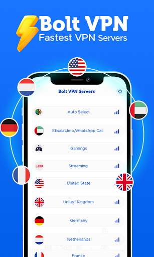 Bolt VPN - Fast & Secure VPN Screenshot 2 